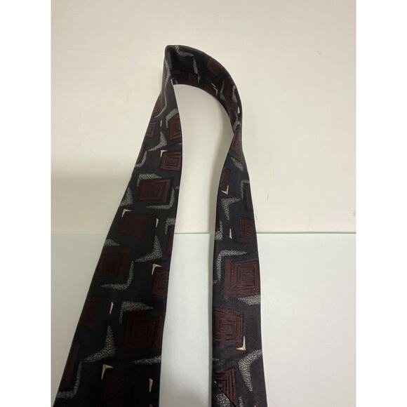 Lords Handmade In Spain Designer Silk Tie Cream Tipping - Picture 13 of 16